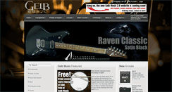 Desktop Screenshot of gelbmusic.com