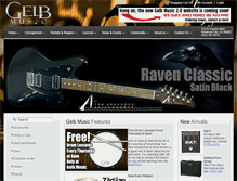 Tablet Screenshot of gelbmusic.com